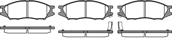 Brake Pad Set, disc brake (NB24647V02)