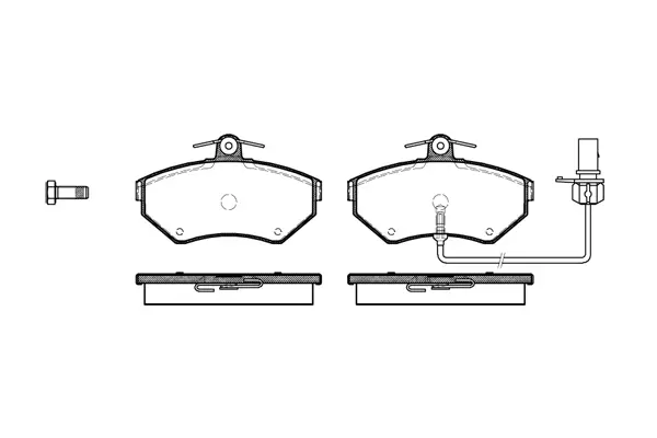 Brake Pad Set, disc brake (NB21945V02)