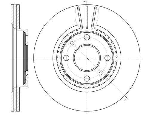 Brake Disc (NB012550V04F)