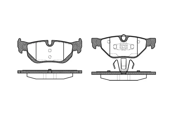 Brake Pad Set, disc brake (NB23926S00)
