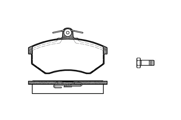 Brake Pad Set, disc brake (NB20669T19)