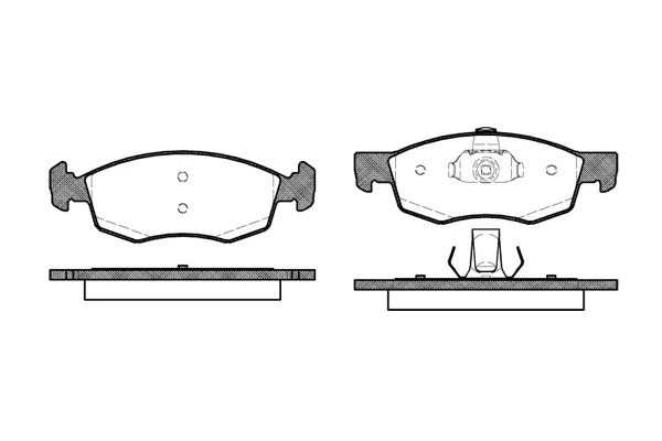 Brake Pad Set, disc brake (NB20907V00)