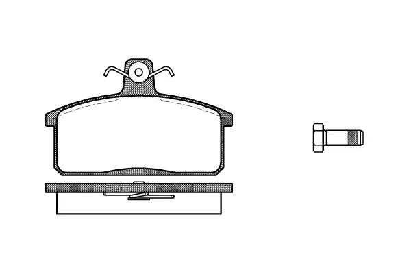 Brake Pad Set, disc brake (NB21418T16)