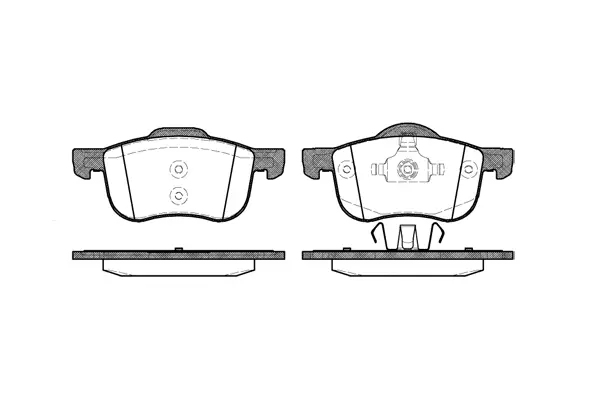 Brake Pad Set, disc brake (NB23073N00)