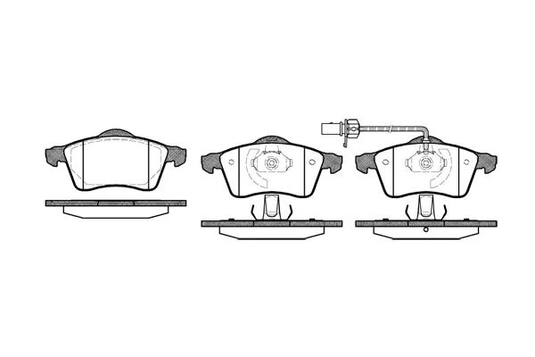 Brake Pad Set, disc brake (NB21883V01)