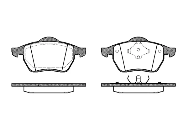 Brake Pad Set, disc brake (NB21848V00)