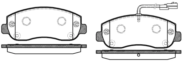 Brake Pad Set, disc brake (NB25147V01)