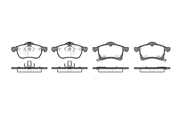Brake Pad Set, disc brake (NB23057V02)