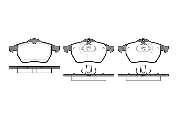 Brake Pad Set, disc brake (NB20676V00)