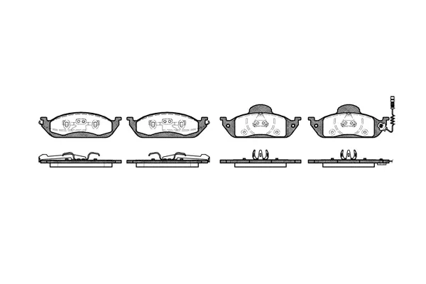 Brake Pad Set, disc brake (NB23193V01)