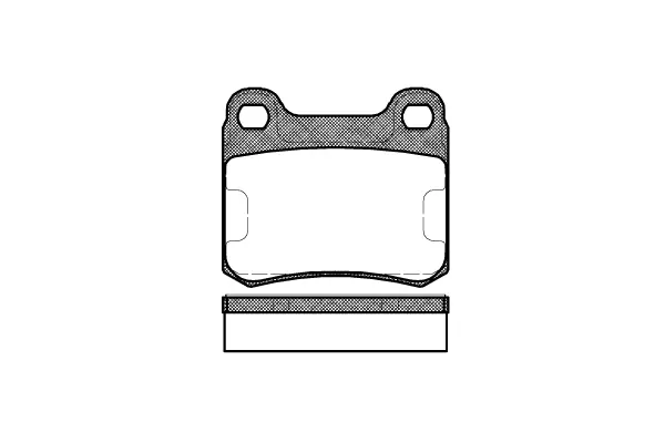 Brake Pad Set, disc brake (NB20687T15)