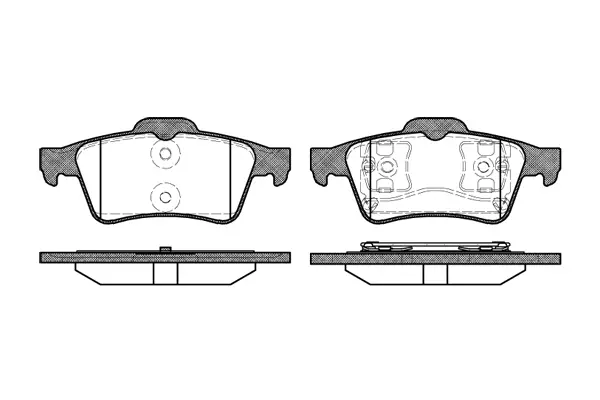 Brake Pad Set, disc brake (NB23482A01)