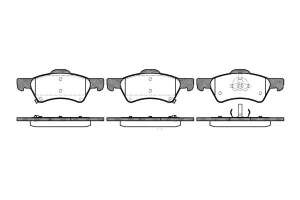 Brake Pad Set, disc brake (NB23640V02)