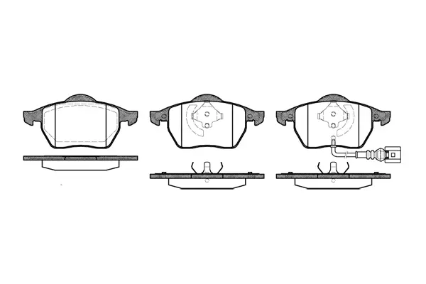 Brake Pad Set, disc brake (NB23392V21)