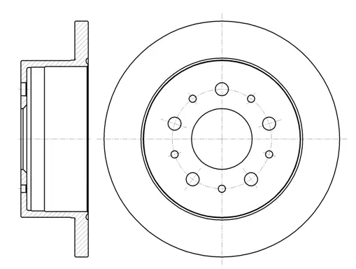 Brake Disc (NB021660S05R)