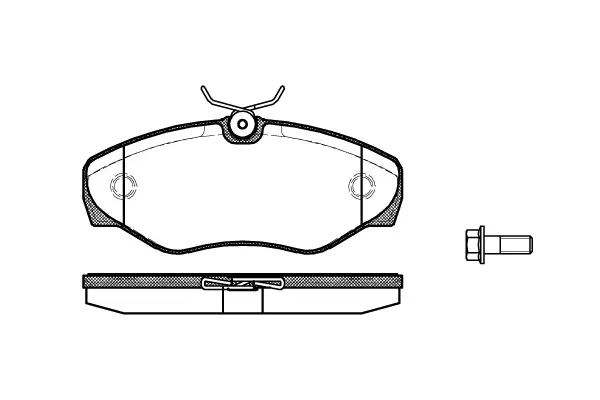 Brake Pad Set, disc brake (NB23099V01)