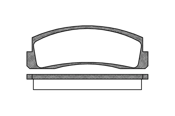 Brake Pad Set, disc brake (NB20660N00)