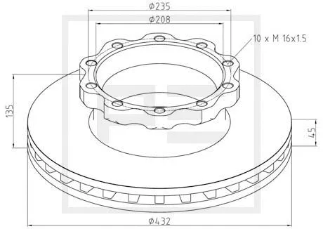 Brake Disc (036.119-00A)
