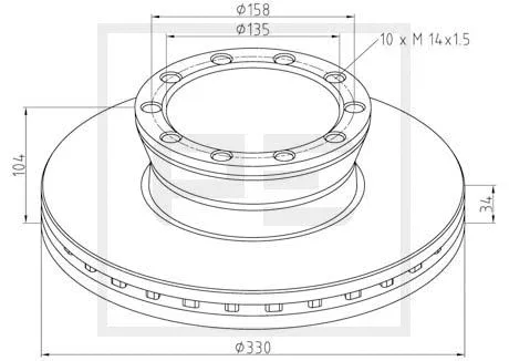 Brake Disc (036.109-00A)