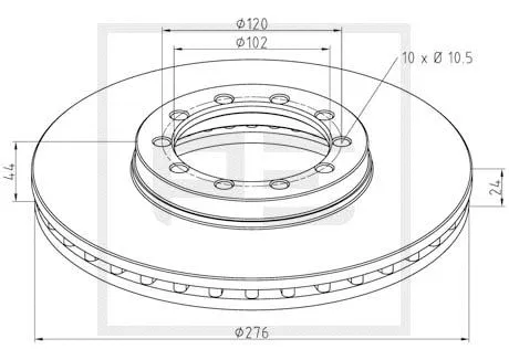Brake Disc (256.012-00A)
