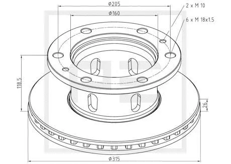 Brake Disc (026.652-10A)