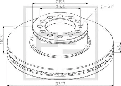 Brake Disc (036.144-00A)