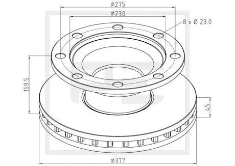 Brake Disc (046.375-00A)