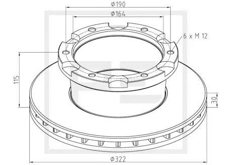 Brake Disc (146.205-00A)