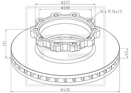 Brake Disc (126.100-00A)