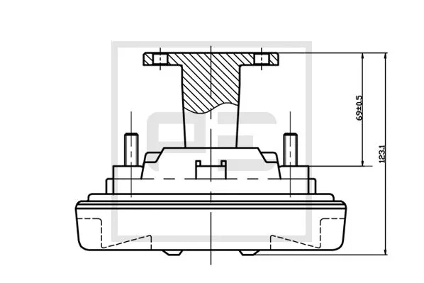 Clutch, radiator fan