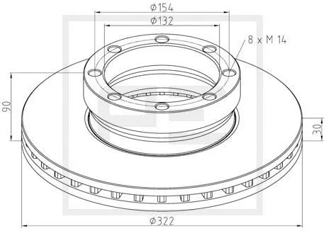 Brake Disc (146.200-00A)
