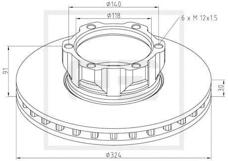 Brake Disc (016.652-00A)