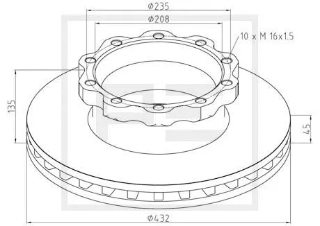 Brake Disc (036.122-00A)