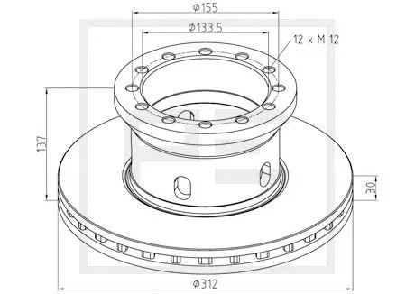 Brake Disc (106.202-00A)