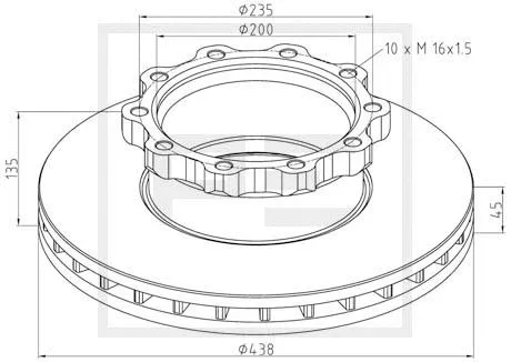 Brake Disc (036.104-00A)