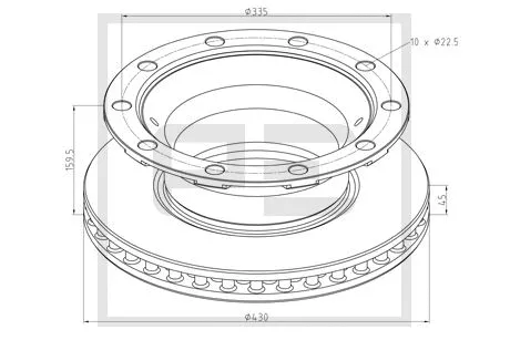 Brake Disc (046.384-00A)