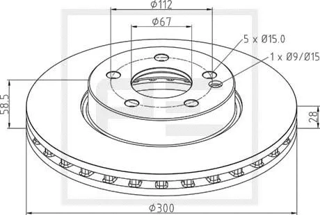 Brake Disc (016.674-00A)