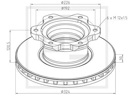 Brake Disc (016.661-00A)