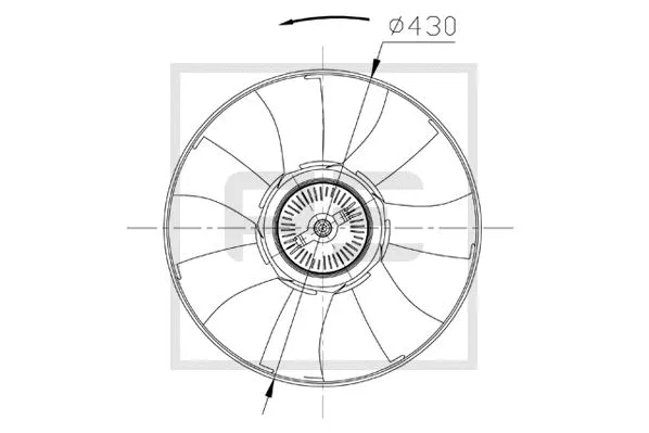 Fan Wheel, engine cooling