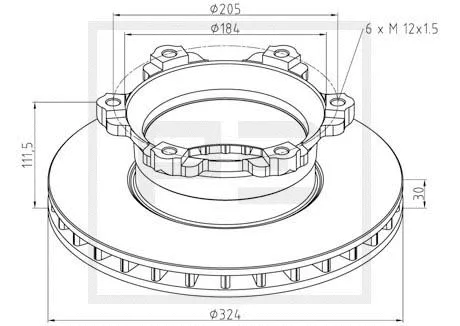 Brake Disc (016.294-00A)