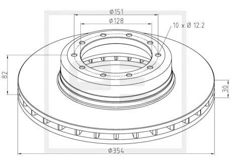 Brake Disc (256.014-00A)
