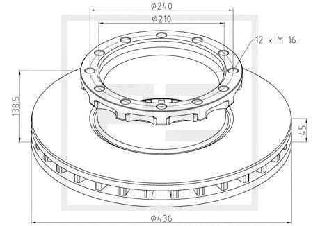 Brake Disc (026.666-10A)