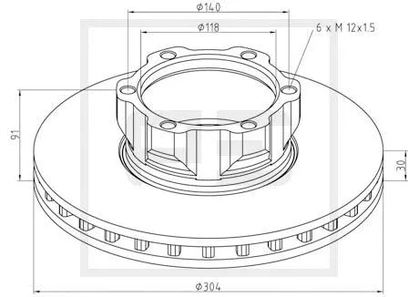 Brake Disc (016.650-00A)
