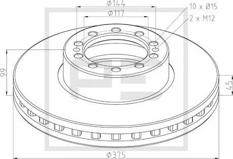 Brake Disc (106.204-00A)