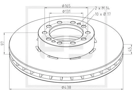Brake Disc (256.010-00A)