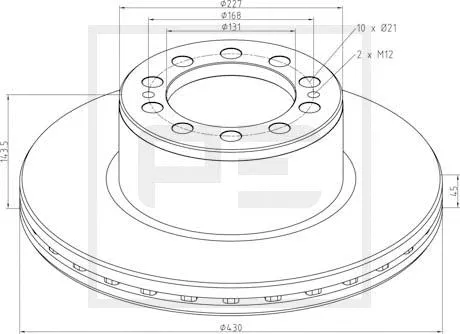 Brake Disc (016.672-00A)
