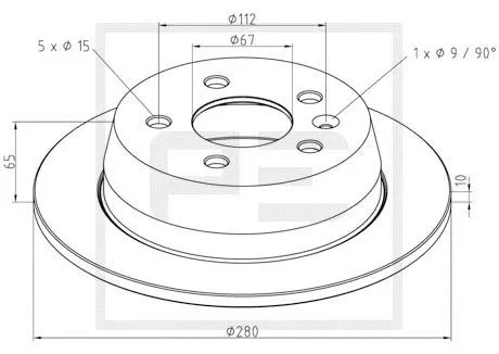 Brake Disc (016.655-00A)