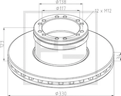 Brake Disc (106.206-00A)