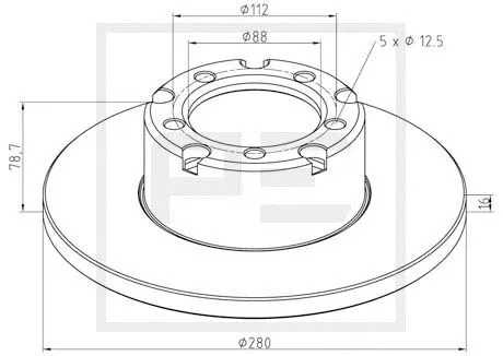 Brake Disc (016.285-00A)