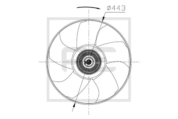 Fan Wheel, engine cooling